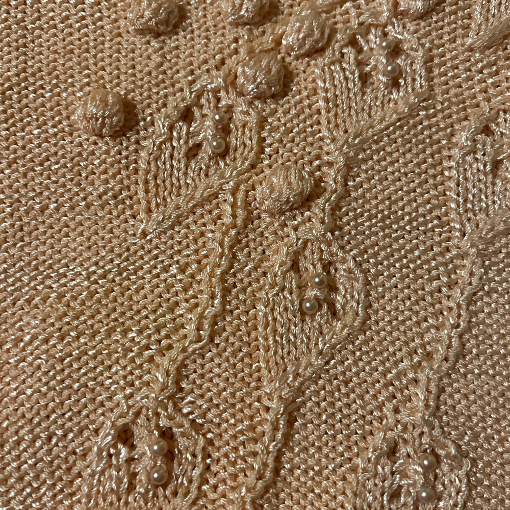 Christine Peach Knit Sweater